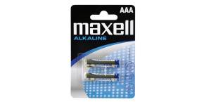 Baterie alkalická, LR-3, AAA, 1.5V, Maxell, blistr, 2-pack