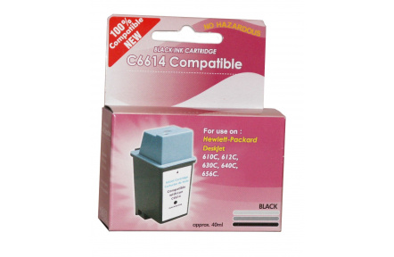 HP C6614A - kompatibilní kazeta  ,40ml, 