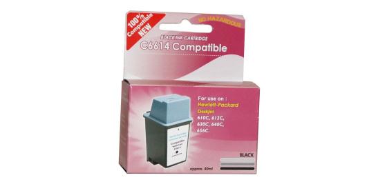 HP C6614A - kompatibilní kazeta  ,40ml, 