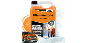 GLIMMERSTONE Zimní kapalina do ostřikovačů – svěží pomeranč  -20 °C