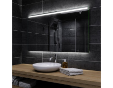Koupelnové zrcadlo s LED podsvětlením 170x88cm GIZA P podsvětlená i spodní část