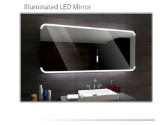 Koupelnové zrcadlo s LED podsvětlením 80x60 cm ASSEN
