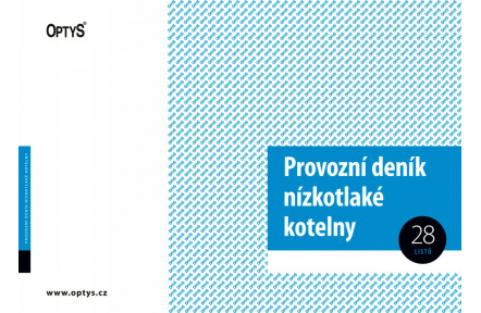 Provozní deník nízkotlaké kotelny A4 1240