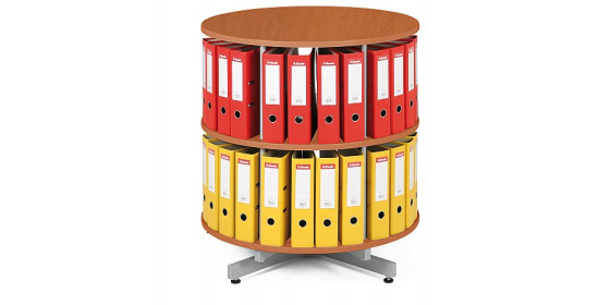 Archivační otočná skříň, přídavné patro pro archivační skříň -  třešeň