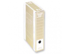 Archivační box HIT Board natur A4 330x260x75mm bílá , archivační krabice