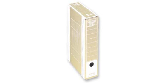 Archivační box HIT Board natur A4 330x260x75mm bílá , archivační krabice
