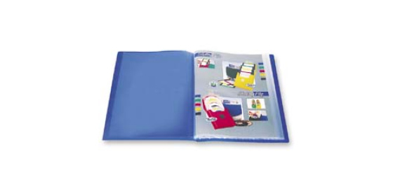 Katalogová kniha 20 listů modrá