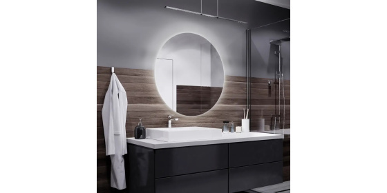 Koupelnové zrcadlo kulaté Ø 110 cm BALI s LED podsvícením 