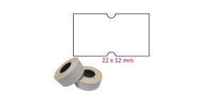 Cenové etikety 22x12mm COLA PLY bílé