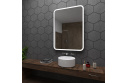 Koupelnové zrcadlo s LED podsvícením 80x90 cm OSAKA