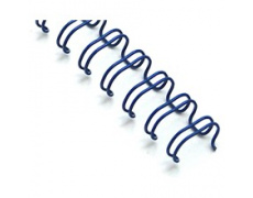Kovový hřbet 4.8mm modrý 100ks 
