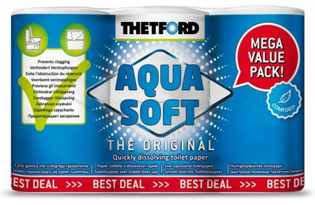 Rozkladový toaletní papír Thetford Aqua Soft 6ks