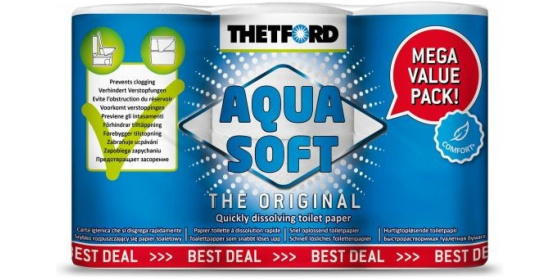 Thetford Aqua Soft 6ks rozkladový toaletní papír 