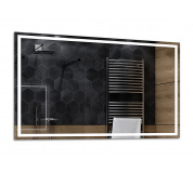 Koupelnové zrcadlo 80x60 cm ATLANTA pouze obestavba, bez led a bez trafa