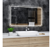Koupelnové zrcadlo s LED podsvětlením 160x80 cm MADRID