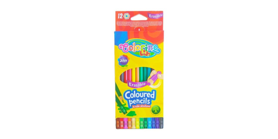 Pastelky Colorino smazatelné 12 barev