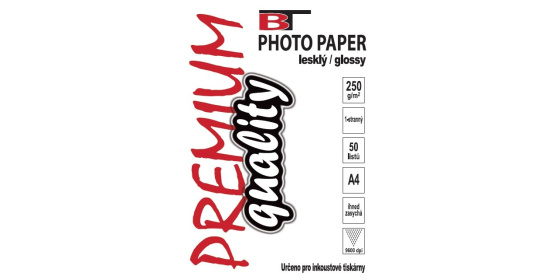 Fotopapír A4 250g lesklý 50ks