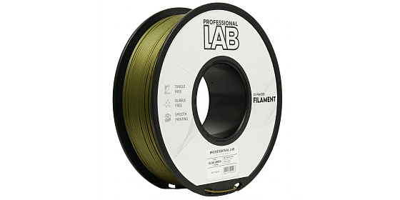 Professional Lab Filament PLA olivově zelená 1.75mm 1kg