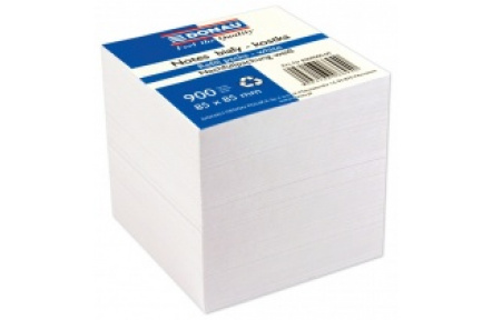 Kostka papírová nelepená bílá, náhradní listy DONAU, 750listů