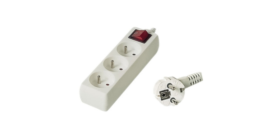 Prodlužovací kabel 5m 6 zásuvek s vypínačem 