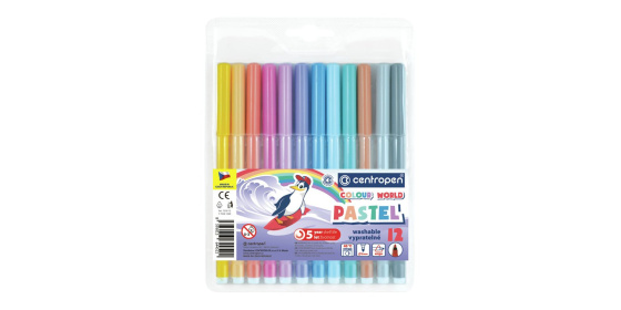 Centropen Colour World 7550 Pastel 12ks