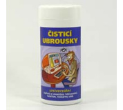 Čistící prostředky trhací ubrousky univerzální, dóza, 100ks