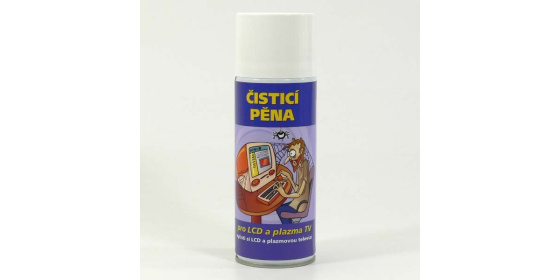 Čisticí pěna, na LCD, plazma TV, 400ml, Čistík
