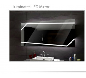Koupelnové zrcadlo s LED podsvětlením 60x80 cm MIAMI