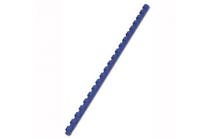 Plastový hřbet vazací pr.8mm 100ks modrá pro plastovou vazbu , kroužková vazba 