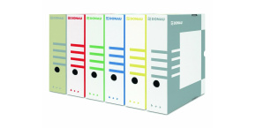 Archivační krabice Donau papírová 100mm zelená