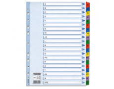 Rozlišovač A-Z karton MYLAR color