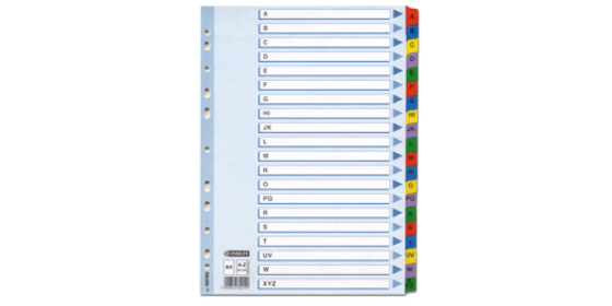 Rozlišovač A-Z karton MYLAR color