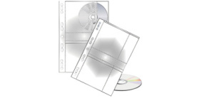 Obal na CD/DVD A4 2 řady 10ks