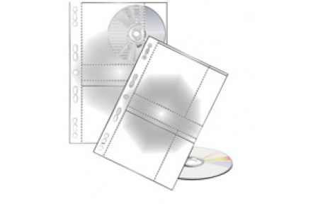 Obal na CD/DVD A4 2 řady 10ks
