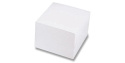 Kostka papírová volné listy 8,5x8,4cm ,náhradní listy 8,5 x 8,5 x 4 cm bílé
