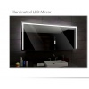 Koupelnové zrcadlo s LED podsvícením 90x90cm SYDNEY, hranaté