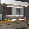 Koupelnové zrcadlo s LED podsvícením 120x85 cm SEOUL