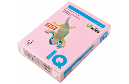 Barevný  papír IQ COLORS PI25 A4 80g růžová 500listů