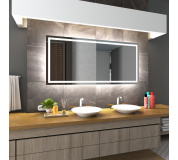 Koupelnové zrcadlo s LED osvětlením 86x65,1 cm ATLANTA 
