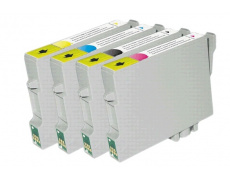 Epson T1295 set 4ks kompatibilních inkoustových náplní T1291 T1292 T1293 T1294 pro Stylus SX420W SX425W SX525WD BX305F BX320FW set 4 barev,1x14ml,3x12mlT1291,T1292,T1293,T1294