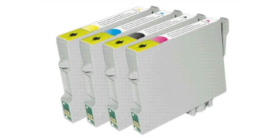 Epson T1295 set 4ks kompatibilních inkoustových náplní T1291 T1292 T1293 T1294 pro Stylus SX420W SX425W SX525WD BX305F BX320FW set 4 barev,1x14ml,3x12mlT1291,T1292,T1293,T1294
