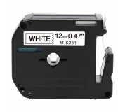 Páska Brother MK-231, 12mm x 8m, černý tisk / bílý podklad kompatibilní