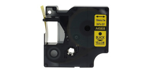 DYMO páska D1 45808 19mm x 7m černo/žlutá kompatibilní páska