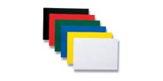 Zadní strana pro kroužkové vazače A4 červená CHROMLUX 250g 100ks