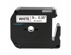 Páska Brother MK-221, 9mm x 8m, černý tisk / bílý podklad kompatibilní