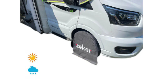  Ochranný kryt na kola obytného vozu nebo karavanu 2ks ZEKER