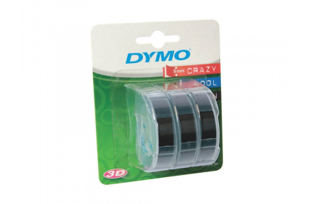 DYMO páska 3D černá 3ks 9mm/3m S0847730 
