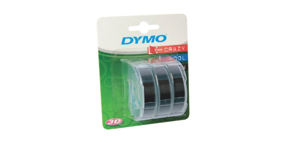 DYMO páska 3D černá 3ks 9mm/3m S0847730 