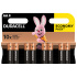 Baterie alkalická, AA, 1.5V, Duracell, blistr, 8-pack, 42303, Basic