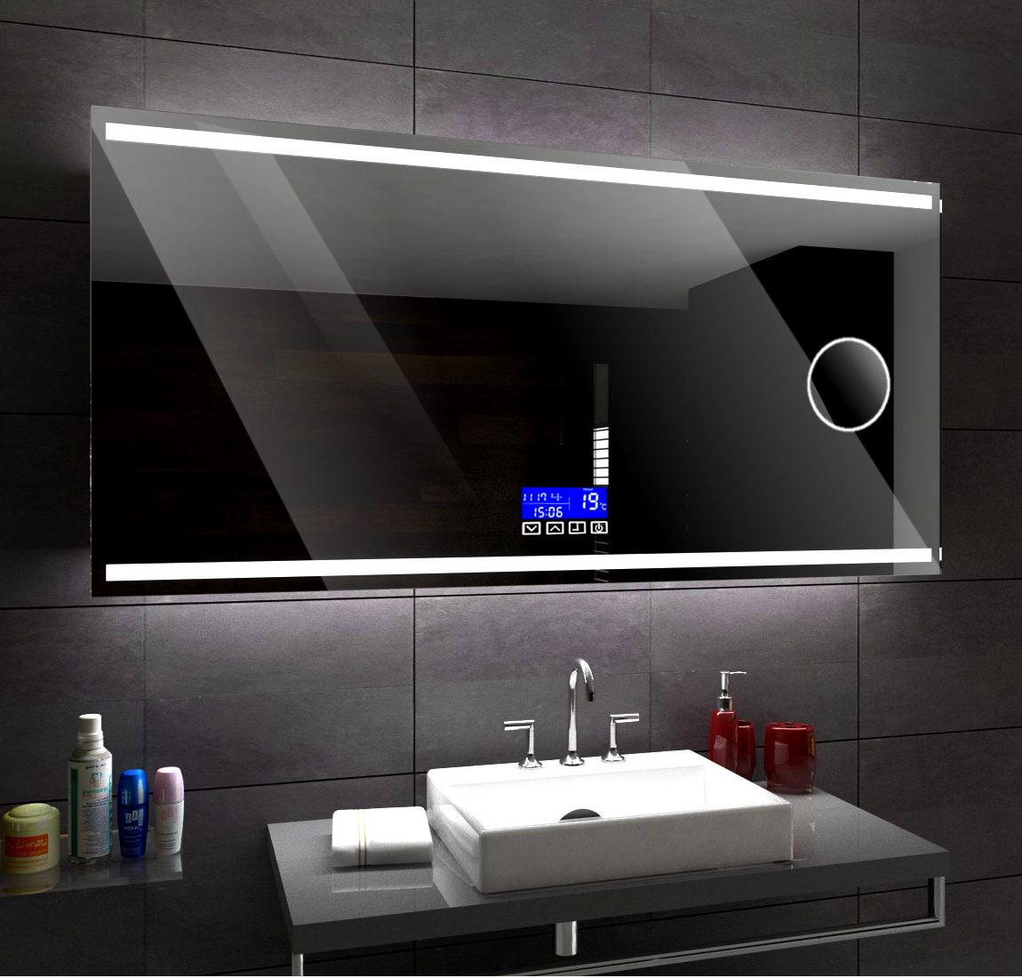 Зеркало для ванны с радио
